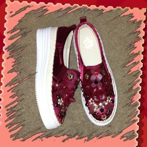 Rihanna Wine Sneakers Brand New!